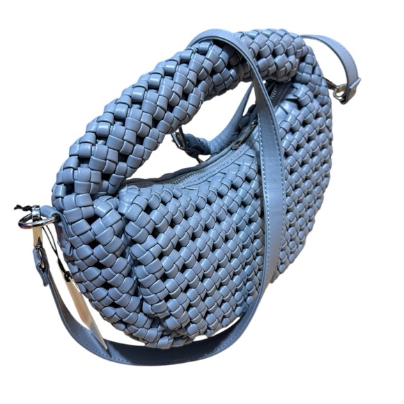 Sincerely Jules Blue Woven Shoulder Bag - Picture 9 of 16